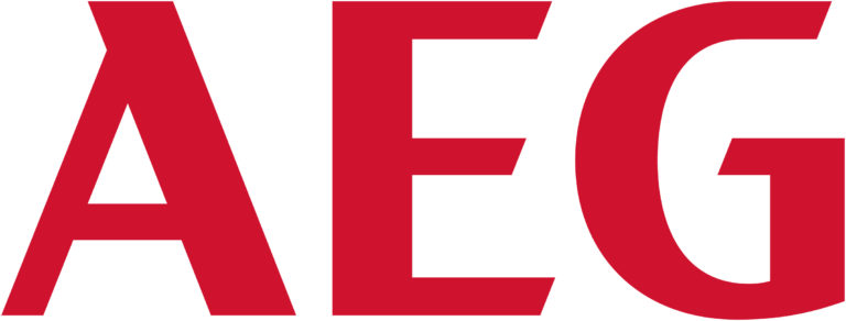 AEG Logo (rot) | Screen - Saving Innocence