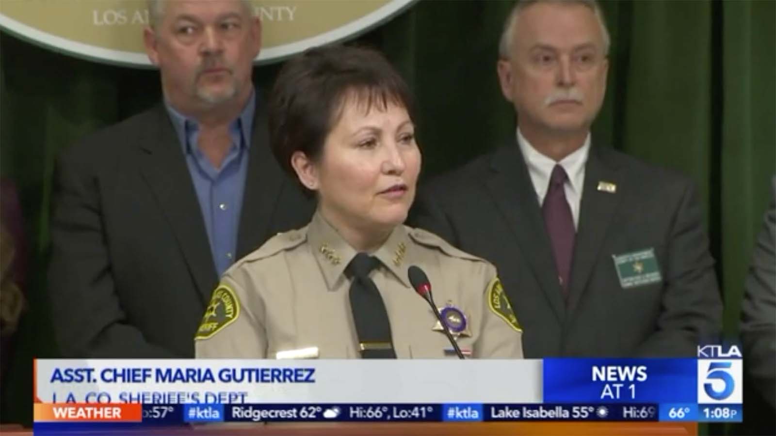 LA County Sheriffs Office press conference on human trafficking sting