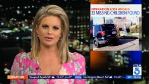 KTLA5 story Operation Lost Angels 33 Missing Children Found