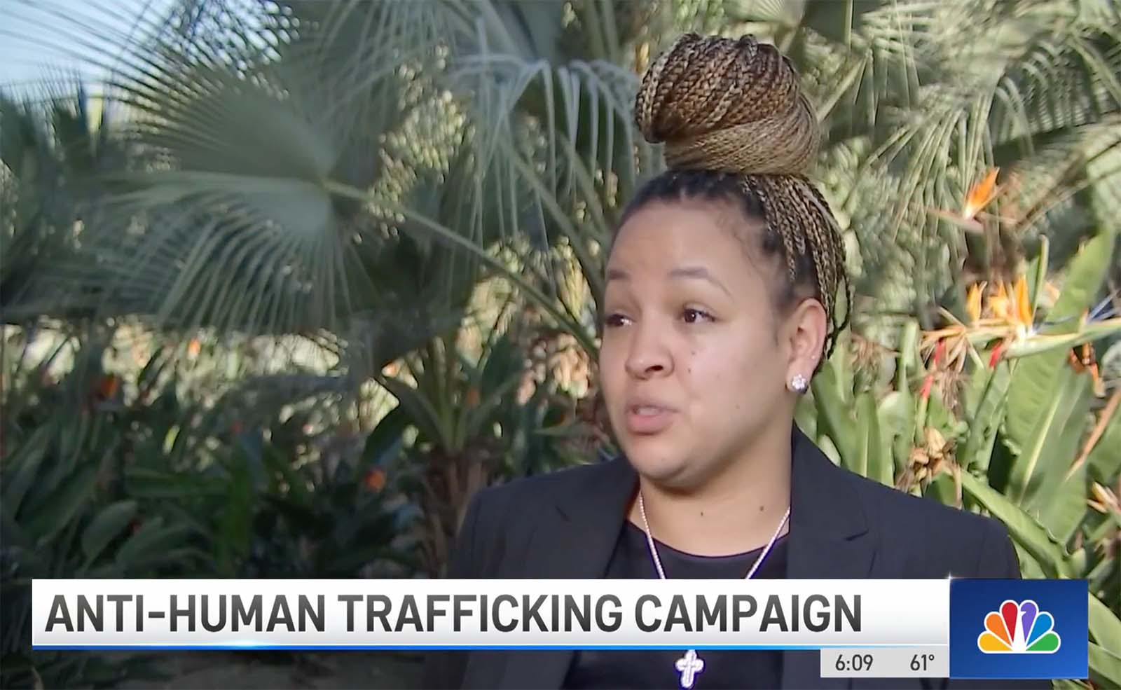 Oree Freeman on NBC4 discusses Anti-Human Trafficking Campaign